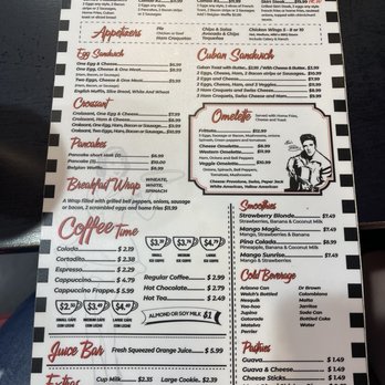 Original Sub Cafe - Menu 7/2023 - Cafes Near Me - Davie, Florida