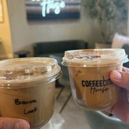 Banana loaf latte