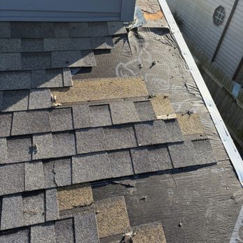 Schmucker Roofing - Repair of 1st roof they put in because they did not do a complete tear off they should have. - Roofing Near Me Schmucker Roofing - Repair of 1st roof they put in because they did not do a complete tear off they should have. - Roofing Near Me