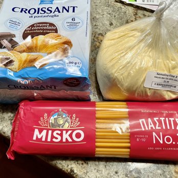 Hala’s Mideast Market - Greek pasta, semolina, and chocolate stuffed mini croissants - Bakeries Near Me - Jacksonville, Florida