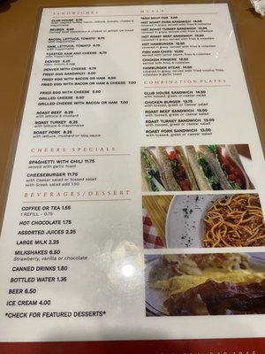 Menu photo 1 Cheers Restaurant Winnipeg, MB