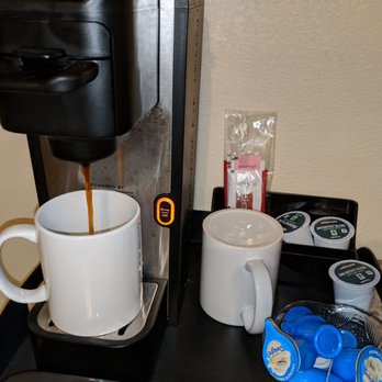 Silverton Inn and Suites - K cups with real creamers and ceramic cups. Nice touch. - Hotels Near Me - Silverton, Oregon Silverton Inn and Suites - K cups with real creamers and ceramic cups. Nice touch. - Hotels Near Me - Silverton, Oregon