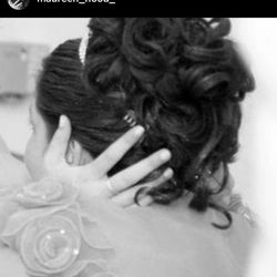 Asalona - Princess updo on very long thick hair