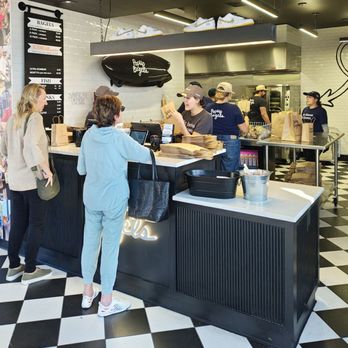 PopUp Bagels - Service counter - Bagels Near Me - La Jolla, California