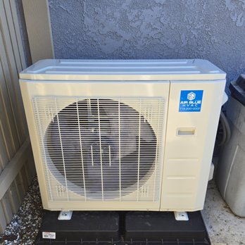 AIR BLUE HVAC - Outside unit 3 ton ACPro Heat Pump (with new standard R-454B coolant) - Heating & Air Conditioning/HVAC Near Me - North Tustin, California AIR BLUE HVAC - Outside unit 3 ton ACPro Heat Pump (with new standard R-454B coolant) - Heating & Air Conditioning/HVAC Near Me - North Tustin, California