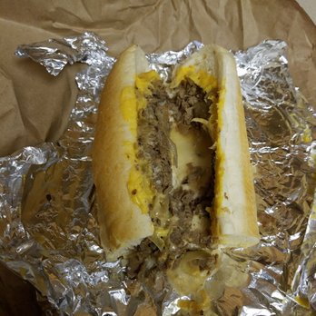 Moochie's Cheesesteaks - Barely any cheese on my cheesesteak. Disappointed for sure. - Sandwiches Near Me - Midvale, Utah