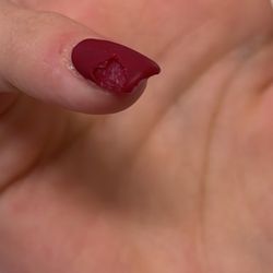 Anthony Nails & Spa - Chipped, still wet underneath