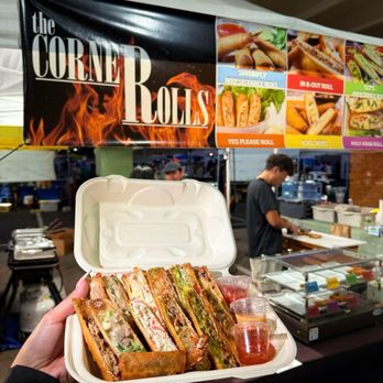 Corner Rolls - MUST TRY THEIR SAMPLER! ALL in ONE - Food Stands Near Me - Honolulu, Hawaii