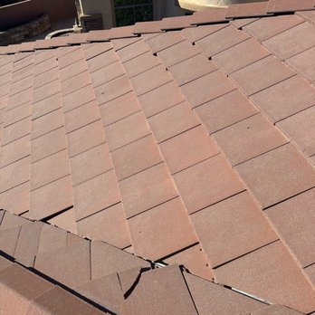Triumph Roofing - Roof Inspection. Noted: Broken Tile - Roofing Near Me