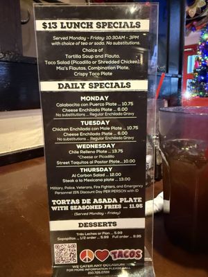 Menu photo 4 Mia's Mexican Grill San Antonio, TX Menu photo 4 Mia's Mexican Grill San Antonio, TX