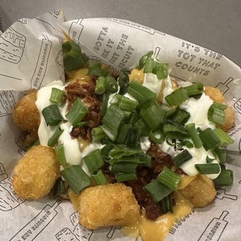 The Biscuit Bar - Tater Tots - Fully Loaded Style - Breakfast & Brunch Near Me - Plano, Texas The Biscuit Bar - Tater Tots - Fully Loaded Style - Breakfast & Brunch Near Me - Plano, Texas