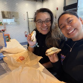 Noah's NY Bagels - We also got the NEW! Pork Sausage & Cheddar with egg! - Bagels Near Me - Vacaville, California