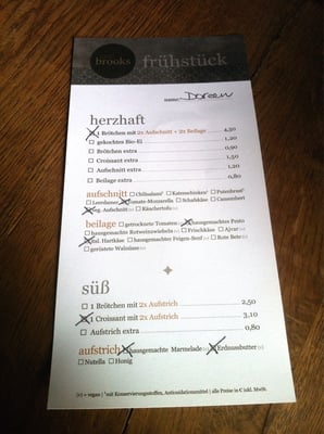 Menu photo 5 Café Brooks Hamburg, HH