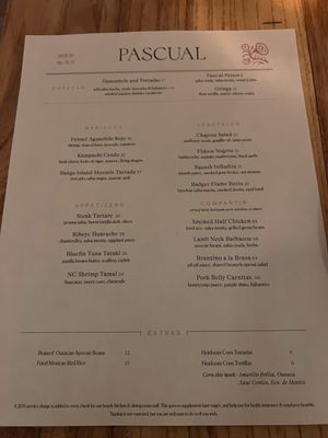Menu photo 1 Pascual Washington, DC, DC Menu photo 1 Pascual Washington, DC, DC