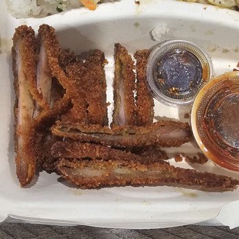 Da Tiki Hut - Unfortunately some very dry takeout I picked up for my wife's birthday dinner. I'm not sure what's happened with this place ‍ - Hawaiian Near Me - Tacoma, Washington