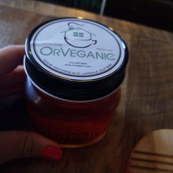 OrVeganic - Order tea and get this jar instead of plastic(earth friendly). Bring it back and get .50 off your next purchase. I found my new spot - Vegan Near Me - Lawndale, California