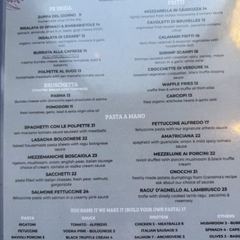 Bottega - Menu - Italian Near Me - San Francisco, California Bottega - Menu - Italian Near Me - San Francisco, California