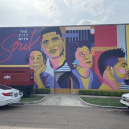 Exterior photo of JXN Icons Mural - Jackson, Mississippi Exterior photo of JXN Icons Mural - Jackson, Mississippi