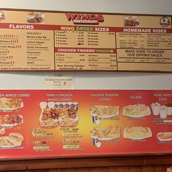Wings Restaurants - Wall Menu - Chicken Wings Near Me - Las Vegas, Nevada Wings Restaurants - Wall Menu - Chicken Wings Near Me - Las Vegas, Nevada