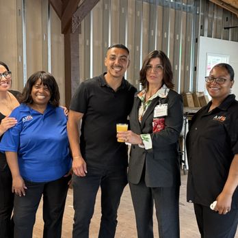 A Plus Catering - Jennine and her team with the CEO of Petfood Express in Presidio San Francisco! - Caterers Near Me