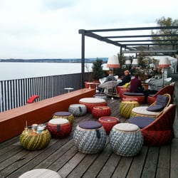 Hafenrestaurant - A tranquil patio overlooking the lake.