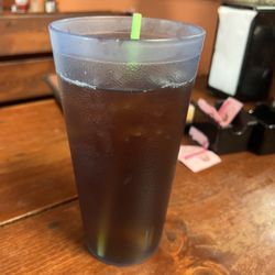 Taqueria and Juicy Fruits - HUGE iced tea