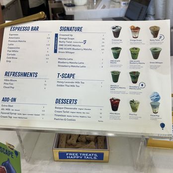 Onescape Coffee - Menu - Coffee & Tea Near Me - Los Angeles, California