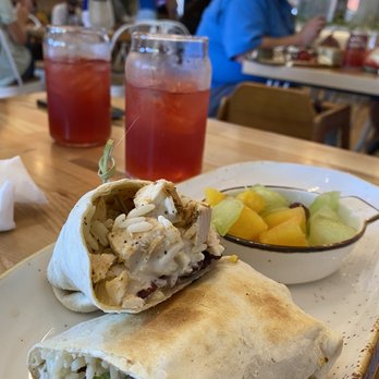Three Birds Cafe - Grilled Chicken Quinoa Cranberry Wrap - Cafes Near Me - Winter Garden, Florida