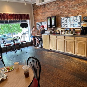 Sam's Bagels - Seating area + coffee - Bagels Near Me - Baltimore, Maryland Sam's Bagels - Seating area + coffee - Bagels Near Me - Baltimore, Maryland