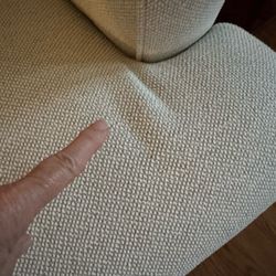 Upholstery Couture Designs - Sagging fabric in seat