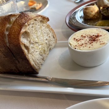 Nicolas Eatery - Country bread and house made butter ($10) - French Near Me - Los Angeles, California