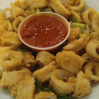 Rocky Point Pizza - Fried calamari....perfectly seasoned and breaded lightly - Pizza Near Me - Rocky Point, New York