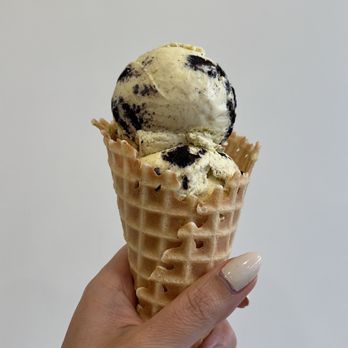 Lana’s - Banana Oreo in a waffle cone - Ice Cream & Frozen Yogurt Near Me - Oakland, California Lana’s - Banana Oreo in a waffle cone - Ice Cream & Frozen Yogurt Near Me - Oakland, California