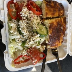 Greek Street Gyro - Moussaka mmmmmm delicious !!!