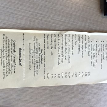 Kisaku Sushi - Menu - Sushi Bars Near Me - Seattle, Washington Kisaku Sushi - Menu - Sushi Bars Near Me - Seattle, Washington
