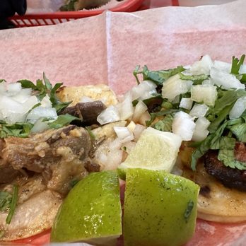 Taco Loco - Carnitas on left and al pastor on the right - Mexican Near Me - Marietta, Georgia Taco Loco - Carnitas on left and al pastor on the right - Mexican Near Me - Marietta, Georgia