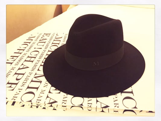 Maison michel Paris hat medium black Tiger – Maison Michel main image 2