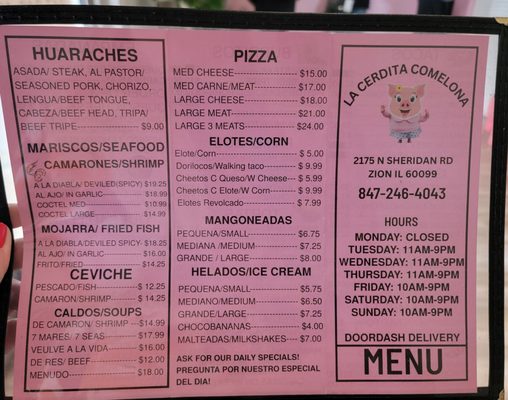 Menu photo 3 La Cerdita Comelona Zion, IL Menu photo 3 La Cerdita Comelona Zion, IL