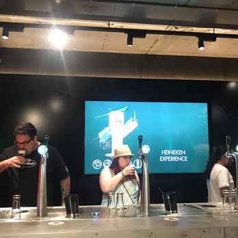 Heineken Experience - Actual pouring contest. I drank my contest pour before I got judged. - Museums Near Me - Amsterdam, New Hampshire