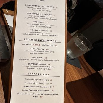Saint & Second - Dessert menu - New American Near Me - Long Beach, California Saint & Second - Dessert menu - New American Near Me - Long Beach, California