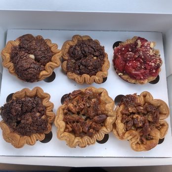 Tiny Pies - Texas Two Step Pie, Sweet Texas Pecan Pie, and Strawberry Basil Pie - Desserts Near Me - Austin, Texas