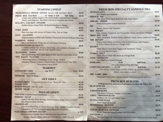 Menu photo 5 Press Box Galveston, TX Menu photo 5 Press Box Galveston, TX