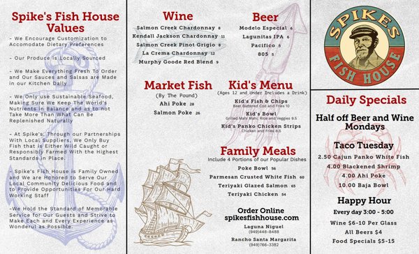 Menu photo 4 Spike's Fish House Laguna Niguel, CA Menu photo 4 Spike's Fish House Laguna Niguel, CA