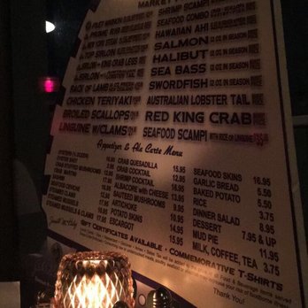 Captain Jack's - Fun menu style! - Seafood Near Me - Sunset Beach, California