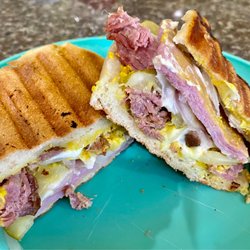 Orchidland General Store - The Cuban!! I was impressed, generous tender flavorful pork, toasted perfectly. Yum