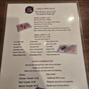 BE Wok and Sushi - Specials - Sushi Bars Near Me - Sonora, California