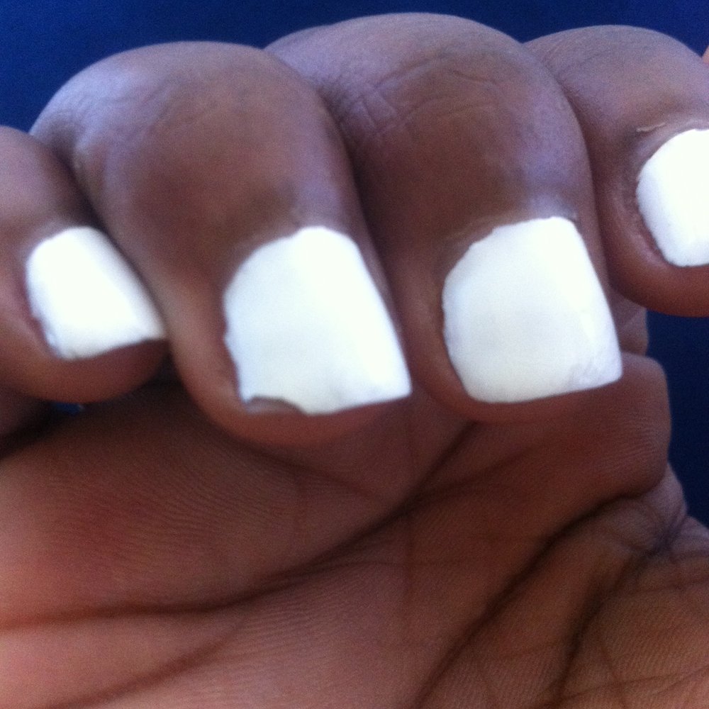 Paris Nails - The result of poor execution!! Ive had gel nails done plenty of times and this is the worse!! This is 3 days of wear!! - Nail Salons Near Me - Los Angeles, California