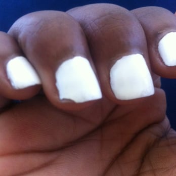 Paris Nails - The result of poor execution!! Ive had gel nails done plenty of times and this is the worse!! This is 3 days of wear!! - Nail Salons Near Me - Los Angeles, California