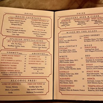 Bar Isabel - Wine list - Spanish Near Me - Toronto, Ontario Bar Isabel - Wine list - Spanish Near Me - Toronto, Ontario