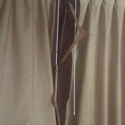 Curtain held closed